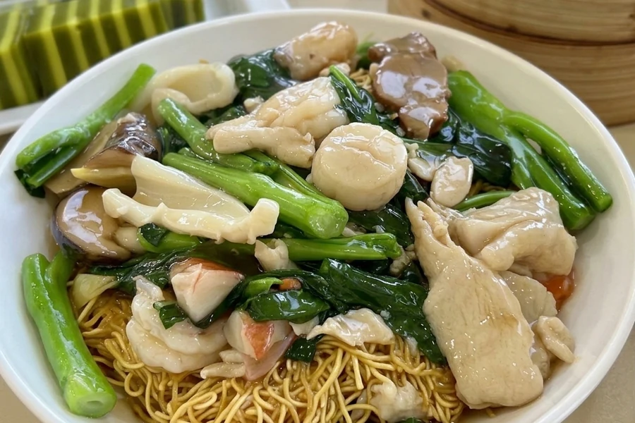 House Special Crispy Noodle at Royal Taste Chinese Cuisine in Calgary, AB